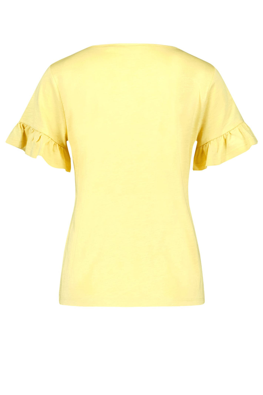 Gerry Weber 270133 Sunshine Yellow Ruffle Detail T-Shirt
