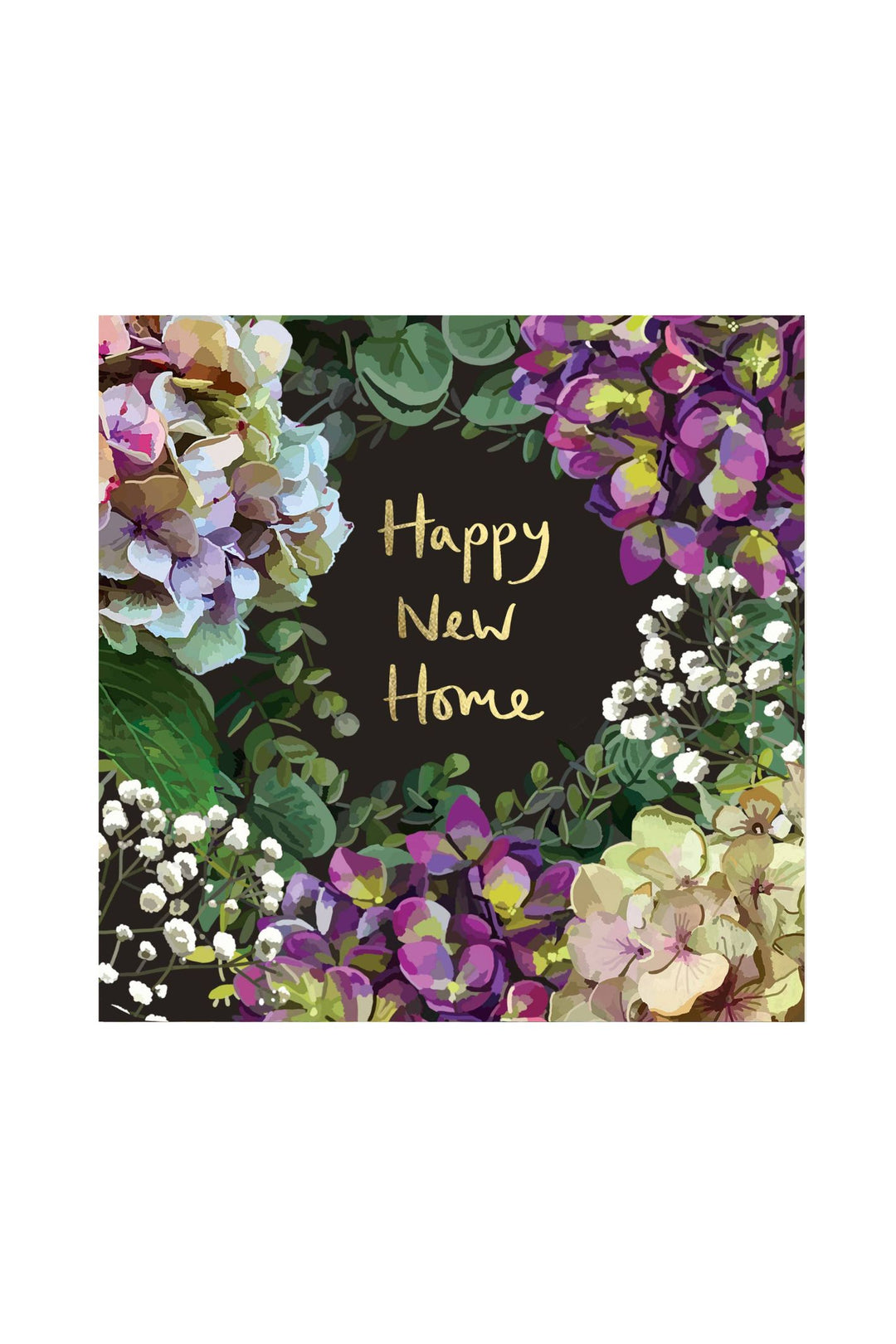 Happy New Home Gold Foiled Greeting Card 