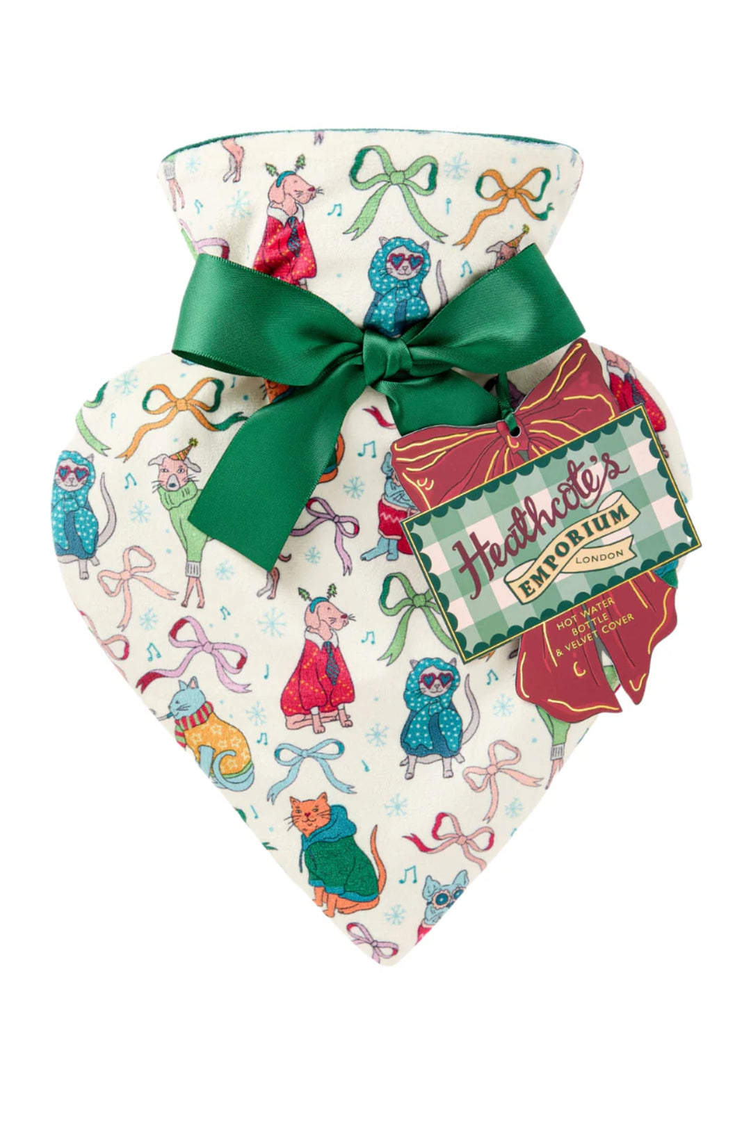 Heathcote's Emporium Heart Shaped Hot Water Bottle