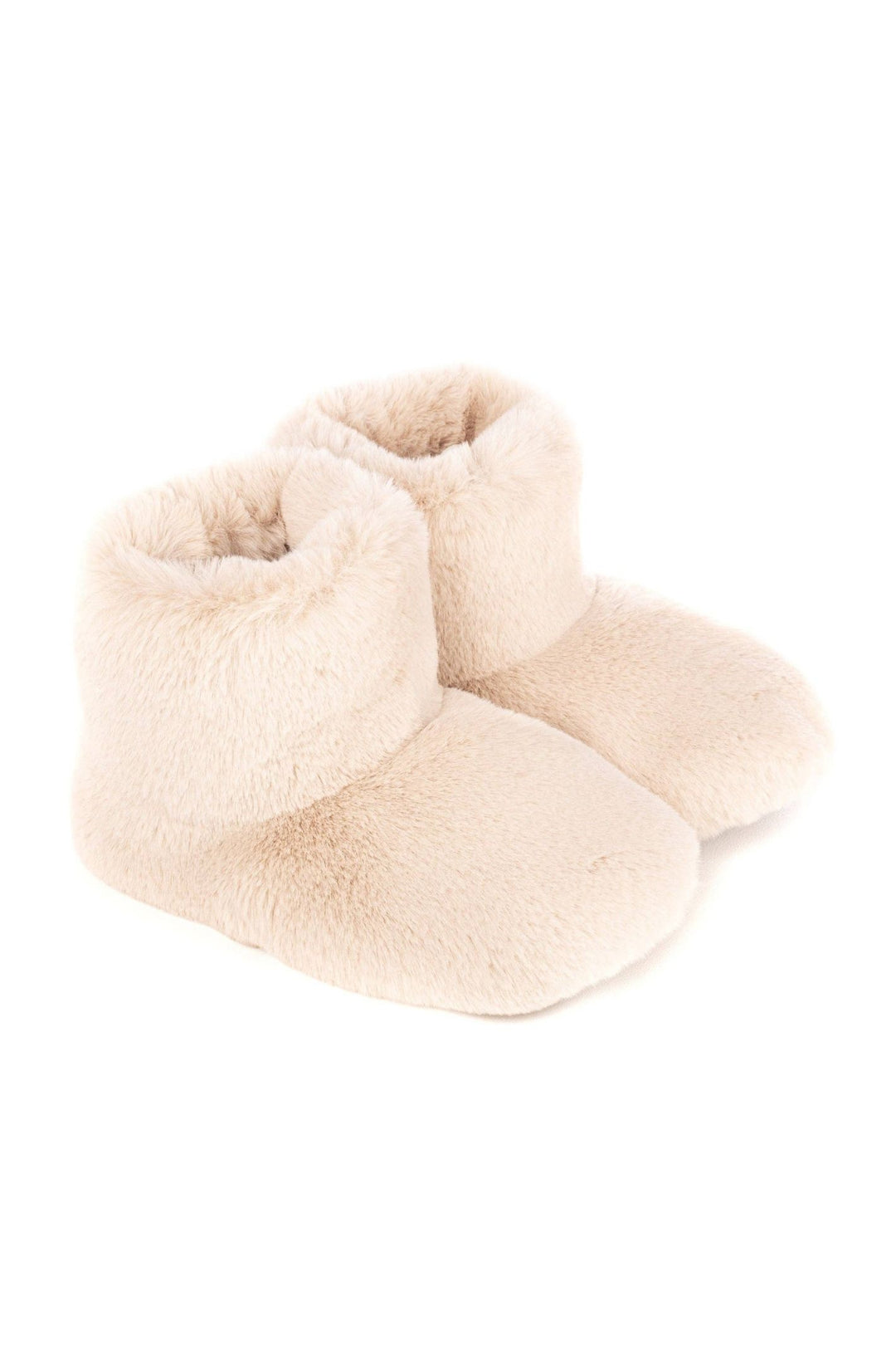 Helen Moore Biscuit Faux Fur Slipper Boots Made In The UK