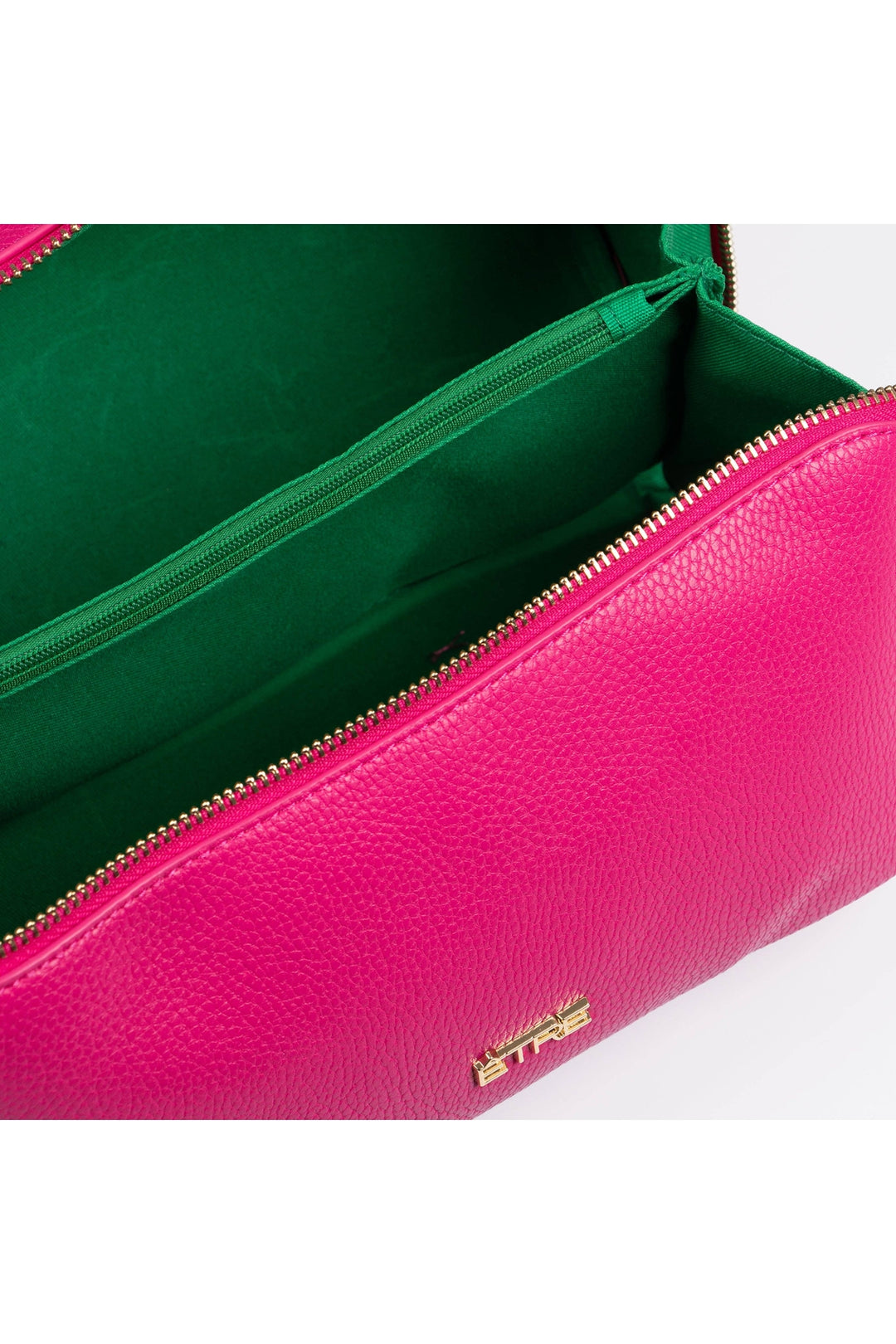 Hot Pink Pebbled Faux Leather Mila Vanity Case