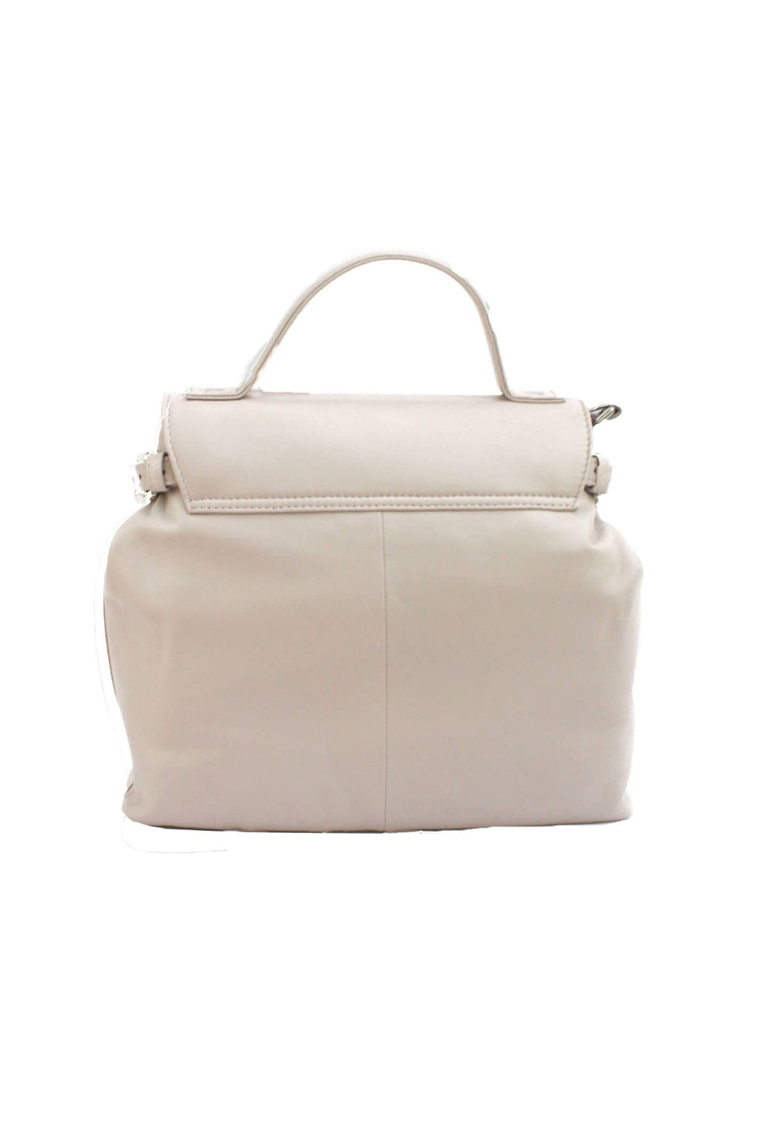 Ivory Leather Katrina Handbag