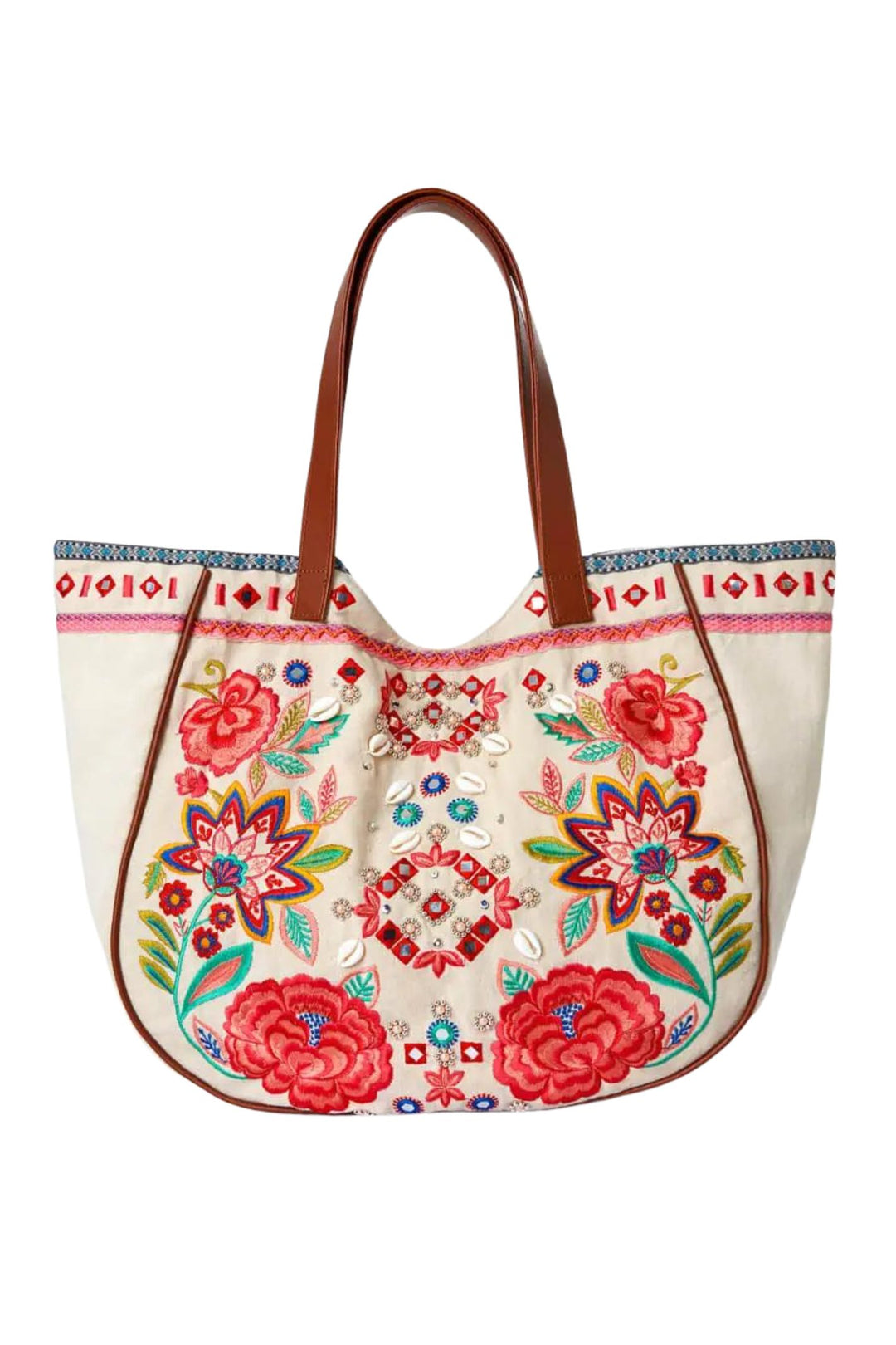 Joe Browns AE006 Tropical Shores Embroidered Bag