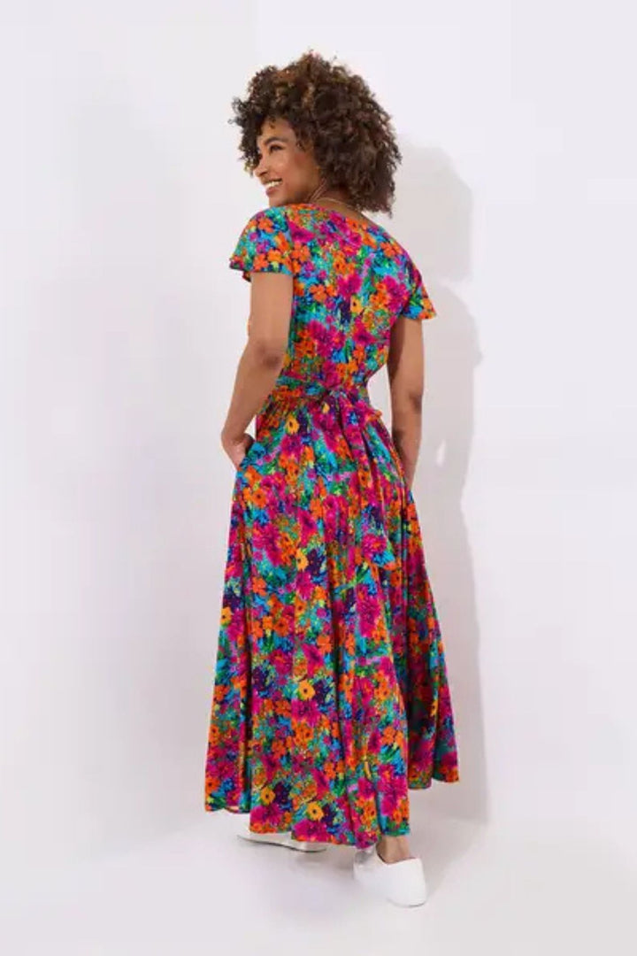 Joe Browns Pop Of Colour Printed Maxi Dress WF173A