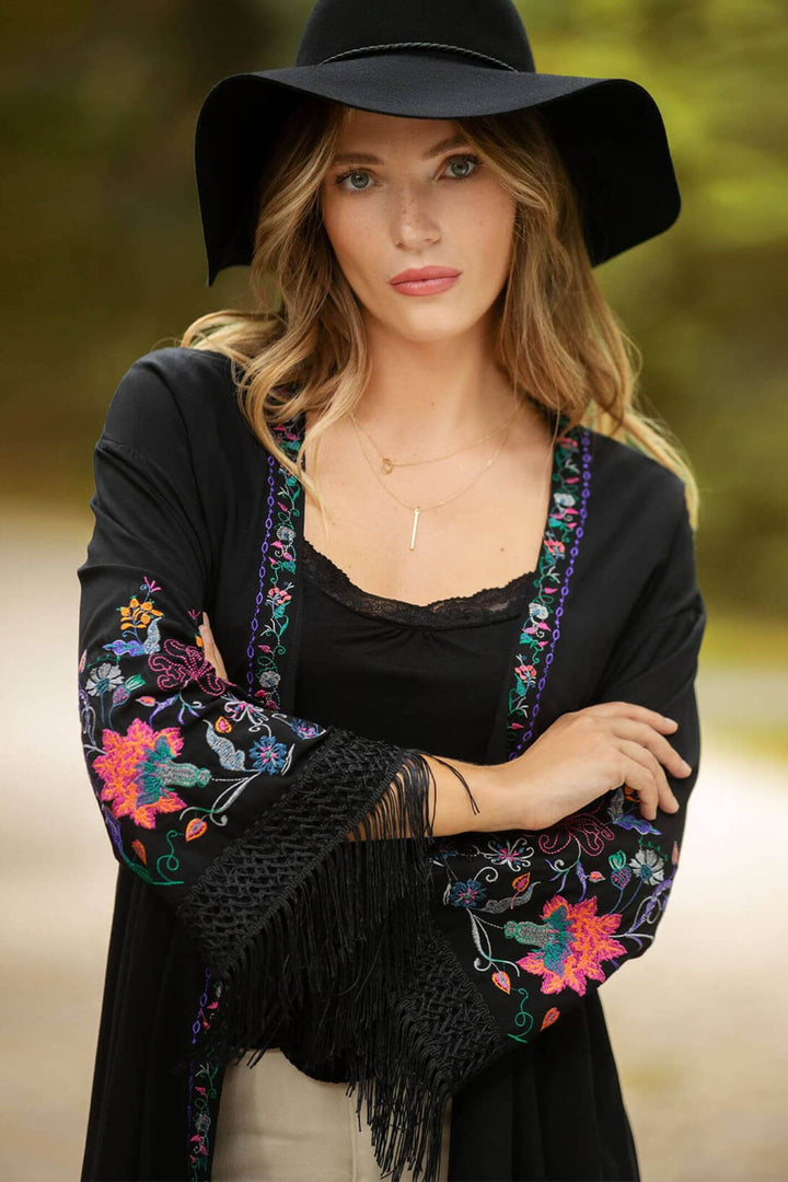 Joe Browns WA333A Exquisite Embroidered Kimono