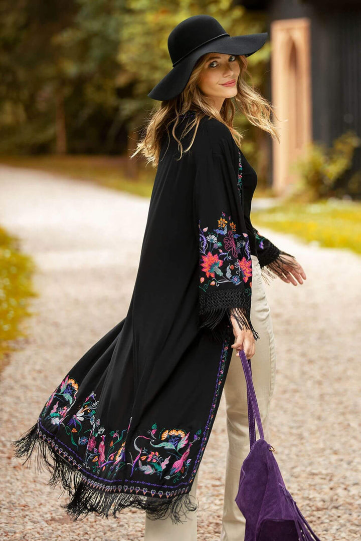 Joe Browns WA333A Exquisite Embroidered Kimono