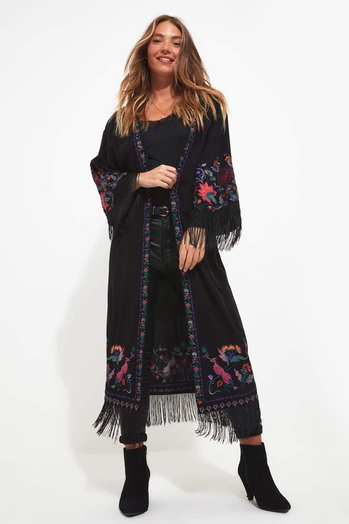 Joe Browns WA333A Exquisite Embroidered Kimono