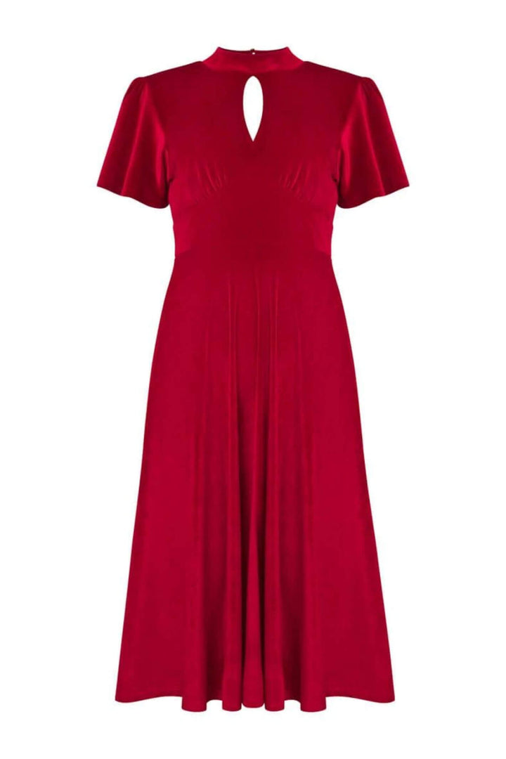 Joe Browns WE881 Red Valencia Velour Dress
