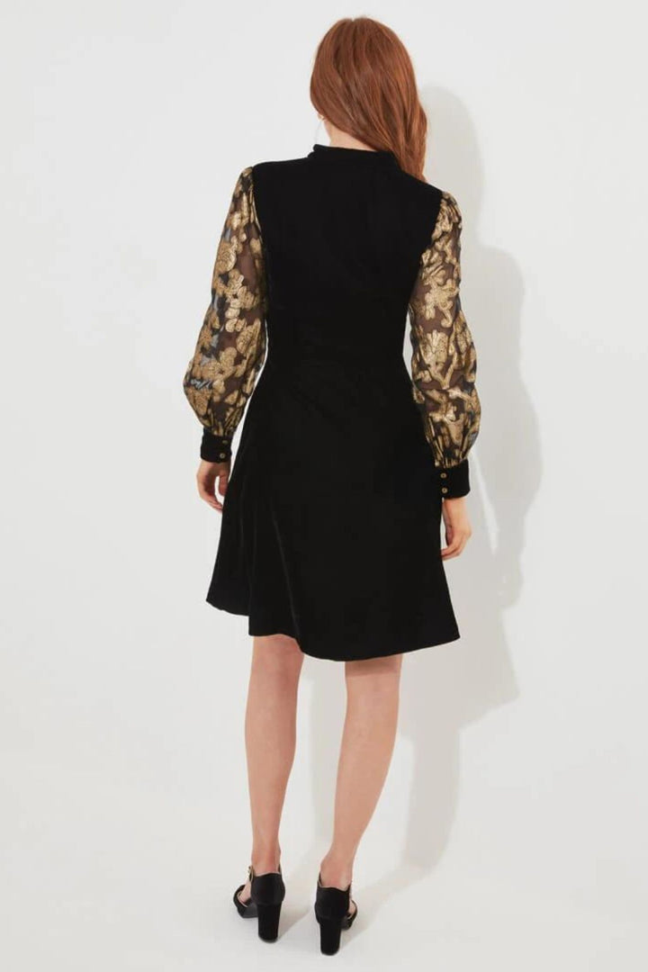 Joe Browns WE890 Black Celeste Velvet Dress