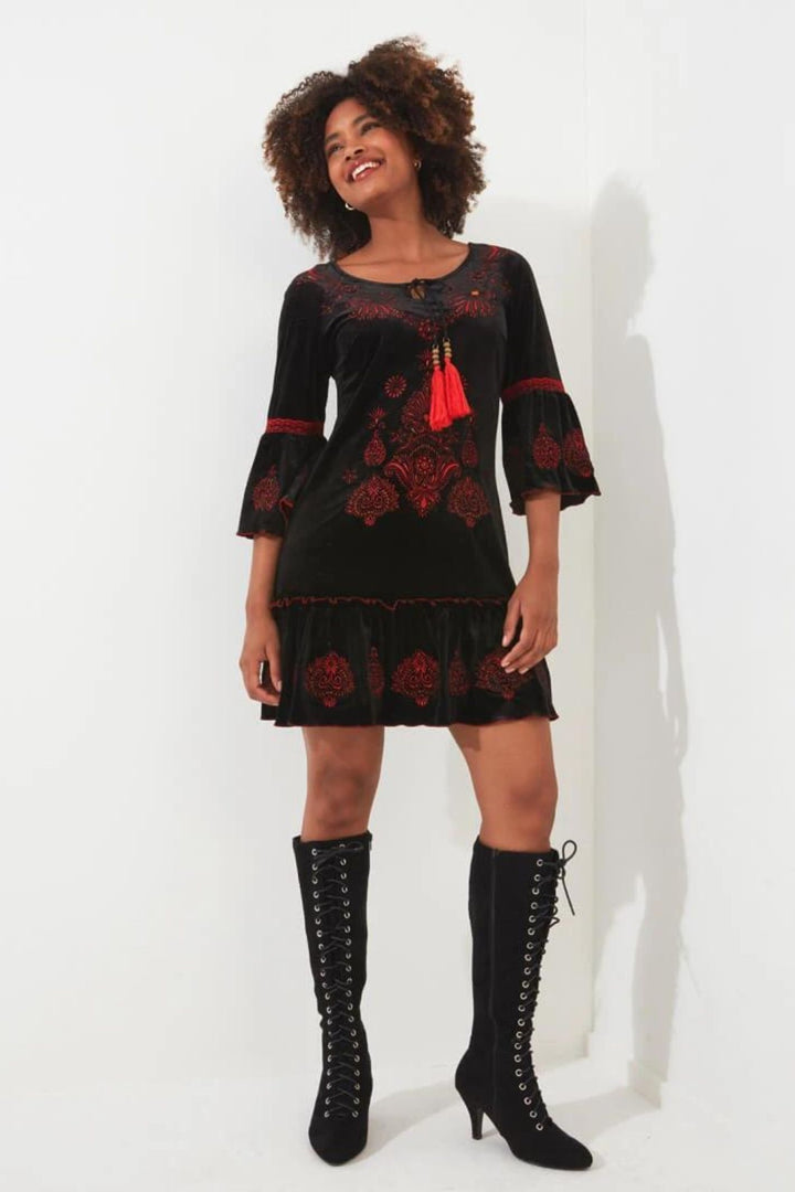 Joe Browns WG009 Black Evie Embroidered Tunic