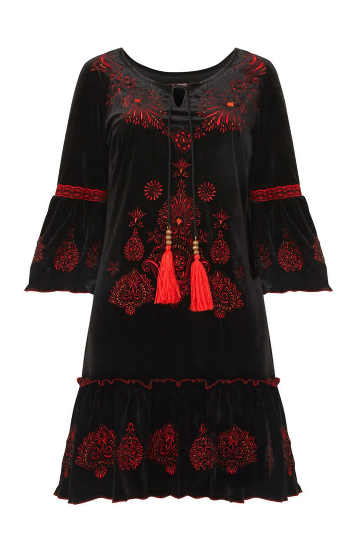 Joe Browns WG009 Black Evie Embroidered Tunic