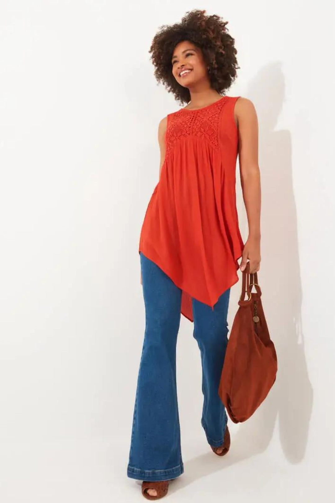 Joe Browns WG023 Burnt Orange Summer Essentials Tunic