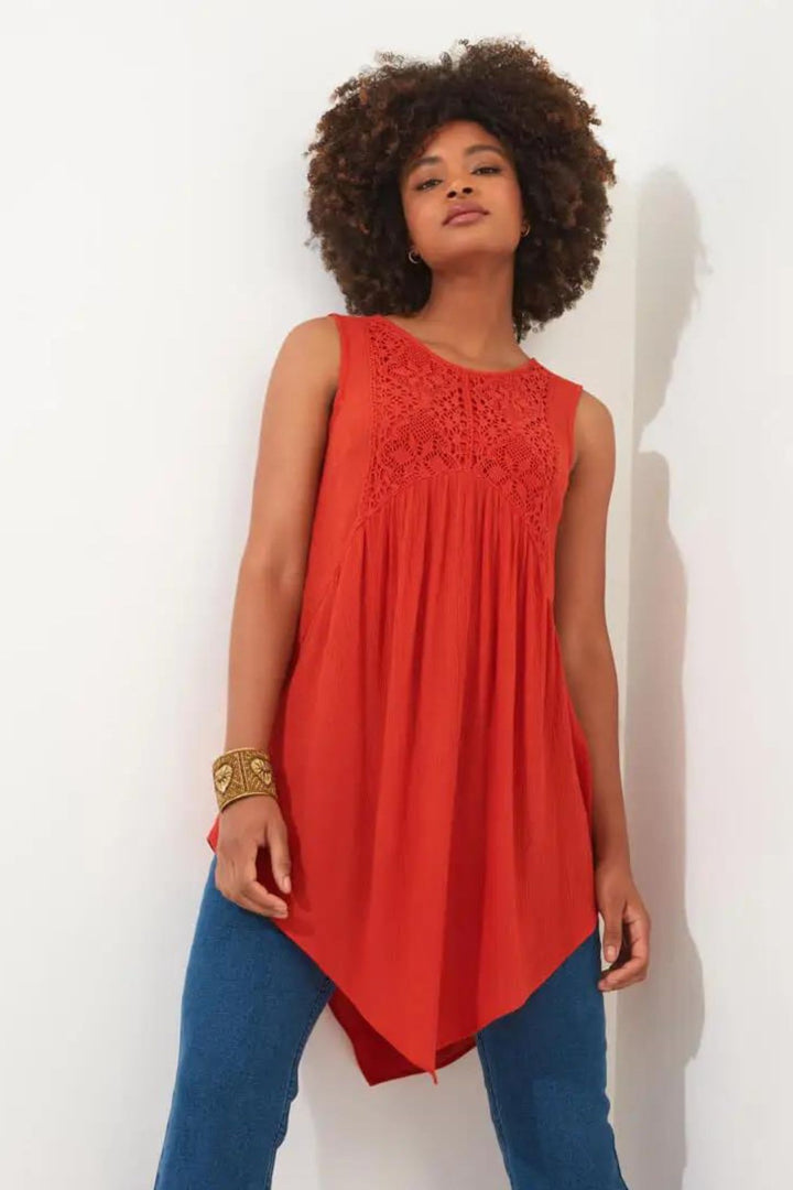 Joe Browns WG023 Burnt Orange Summer Essentials Tunic