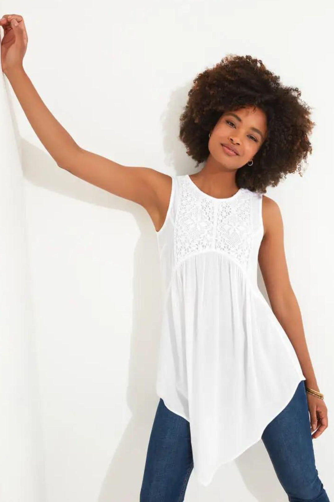 Joe Browns WG023 White Summer Essentials Tunic