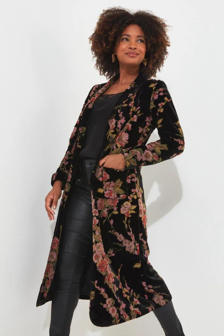 Joe Browns WJ569 Black Simply Divine Devore Coat