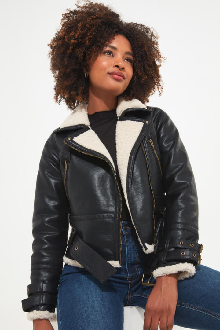 Joe Browns WJ624 Black Must Have Aviator Jacket
