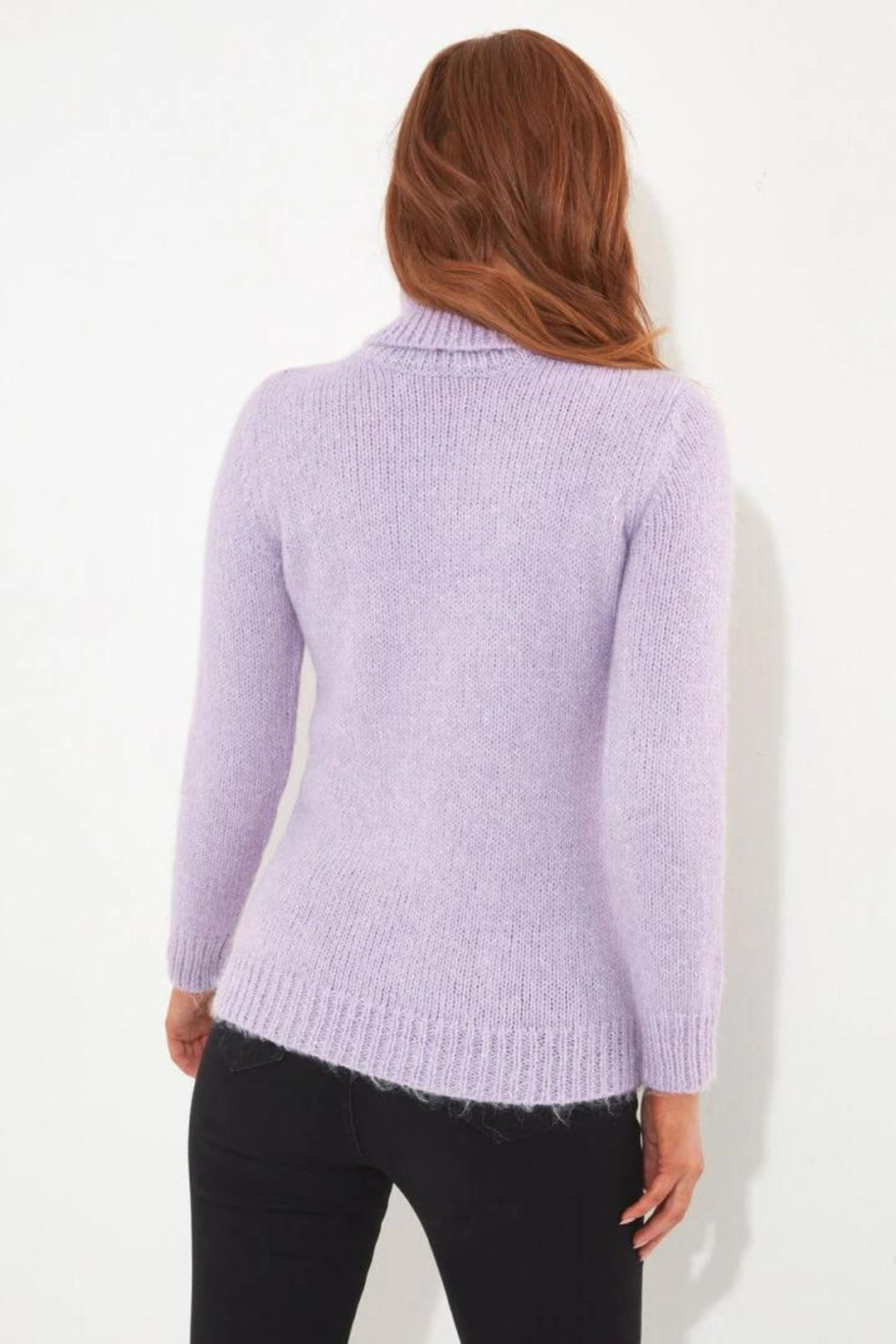 Joe Browns WK687 Lilac Winter Days Roll Neck Jumper