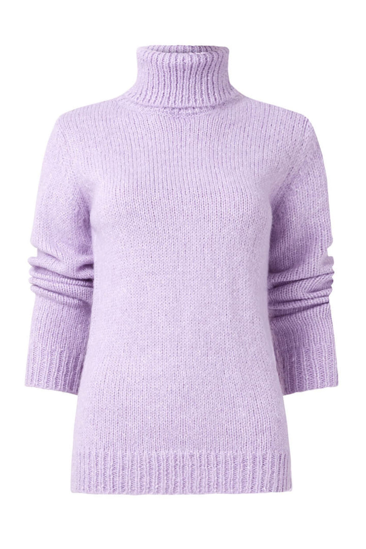 Joe Browns WK687 Lilac Winter Days Roll Neck Jumper