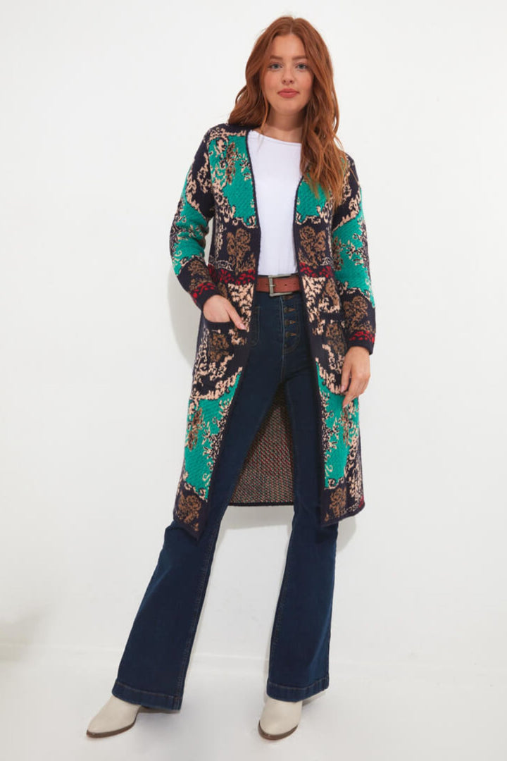 Joe Browns WK692 Navy Make A Statement Coatigan