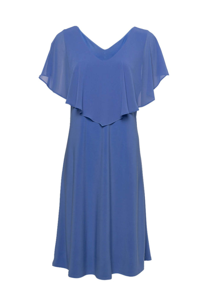 Joseph Ribkoff 232240 Blue Iris Angel Sleeve Dress