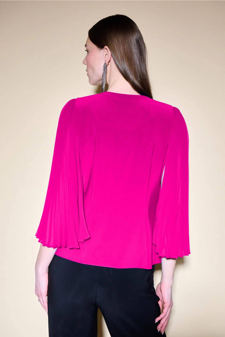 Joseph Ribkoff 234720 Shocking Pink Jacket & Vest Twin Set