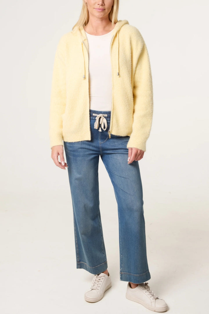 Lemon Super Cosy Zip Cardi Hoodie