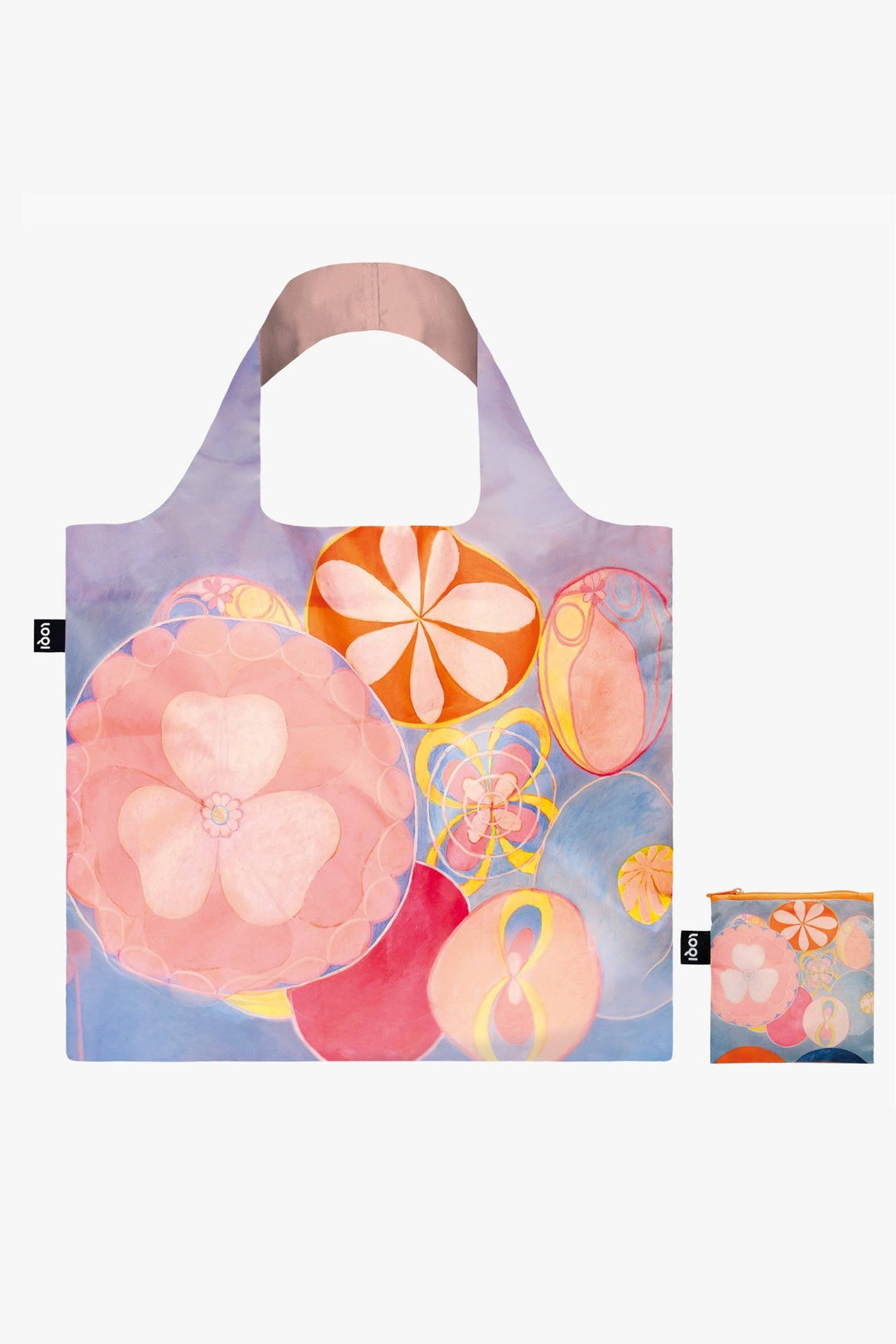 Loqi Hilma Af Klint Childhood Foldable Recycled Tote Bag