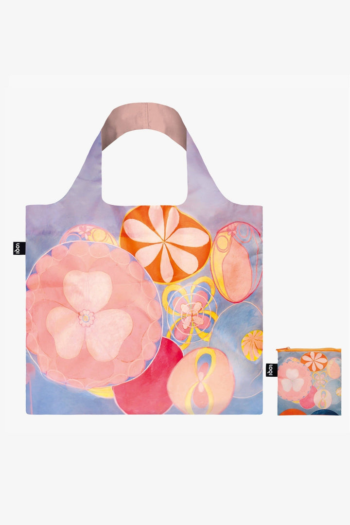 Loqi Hilma Af Klint Childhood Foldable Recycled Tote Bag