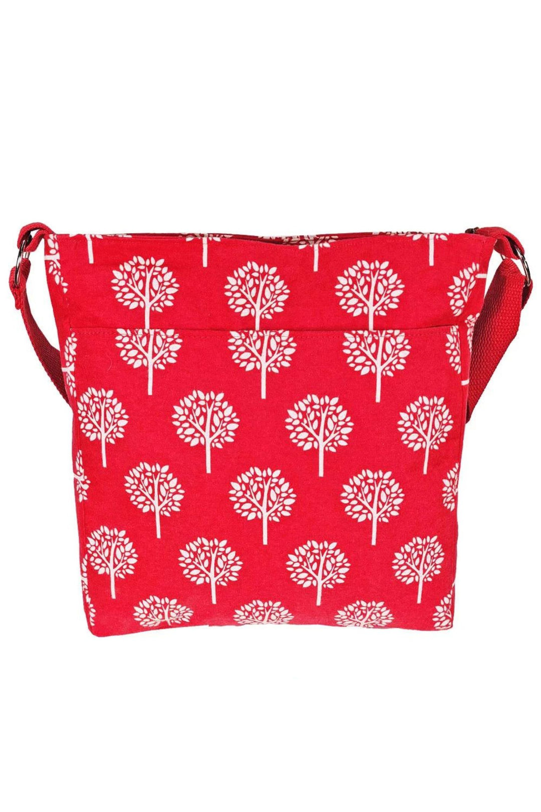 Lua Coral Tree Print Large Cross Body Bag