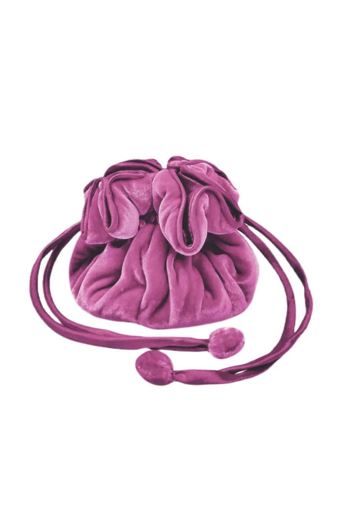 Lua Dusky Lilac Velvet Drawstring Pouch