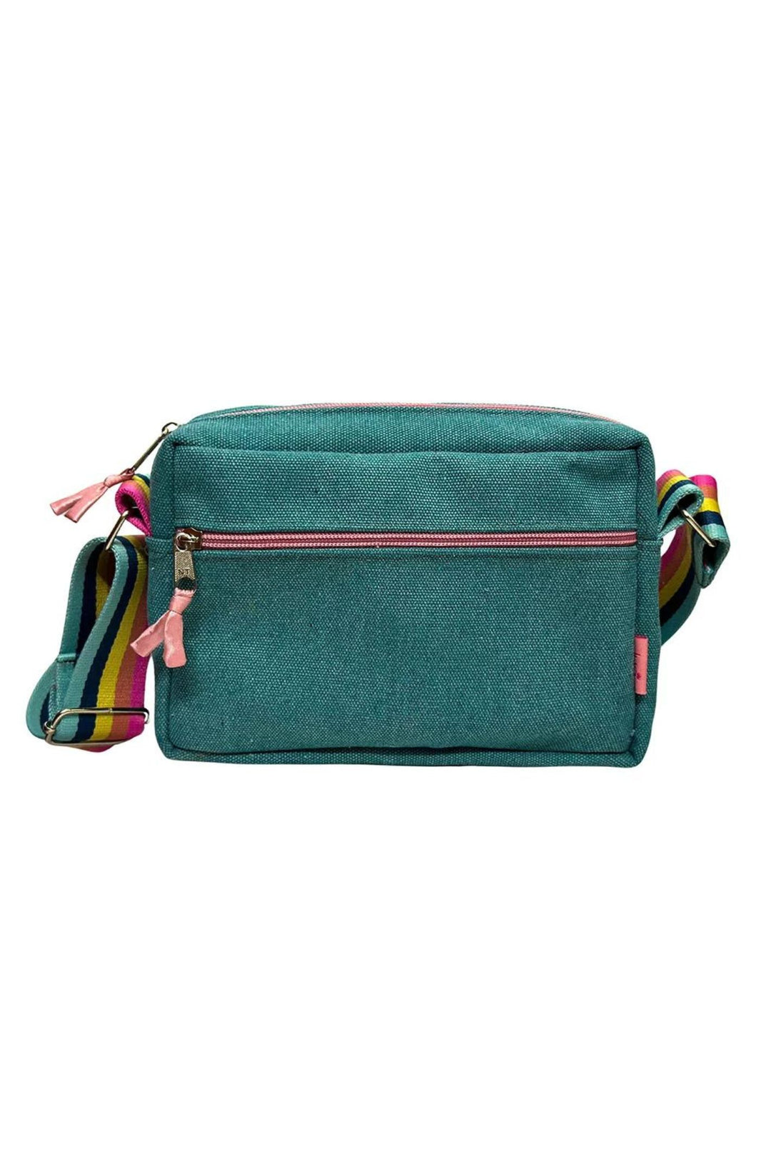 Lua Teal Cross Body Rectangular Bag