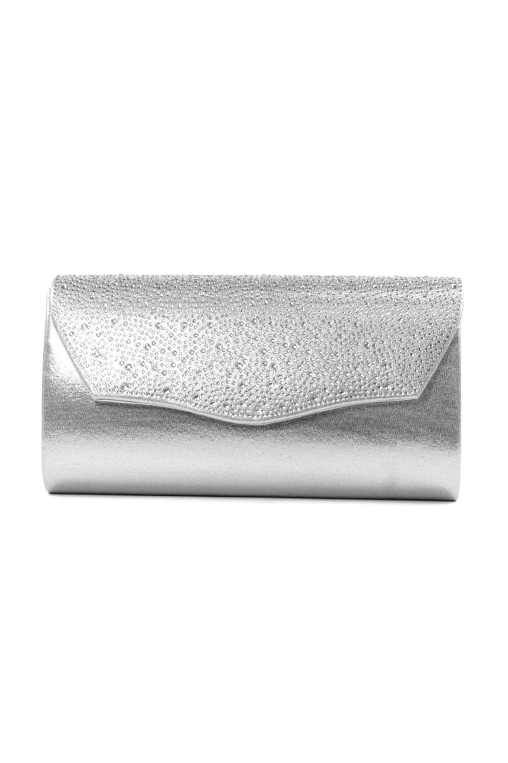 Lunar Jordana Silver Clutch Bag ZLJ002