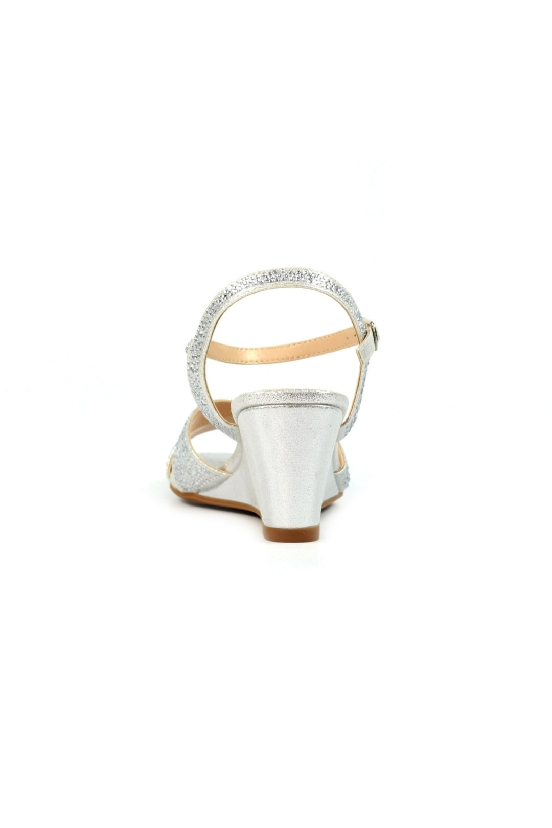 Lunar Jordana Silver Wedge Sandal FLJ002