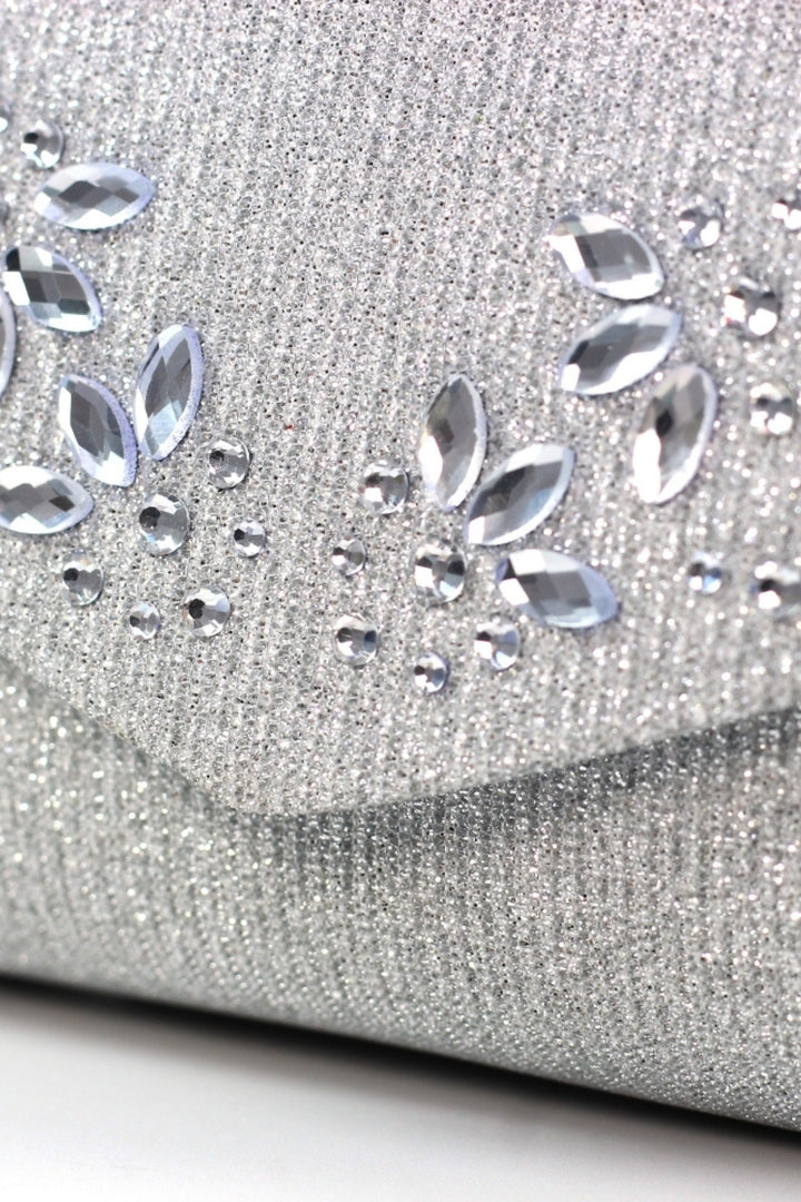 Lunar Willow Silver Clutch Bag ZLJ003