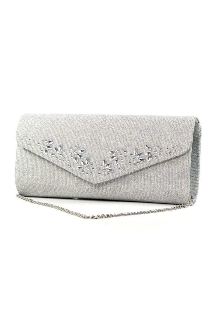Lunar Willow Silver Clutch Bag ZLJ003
