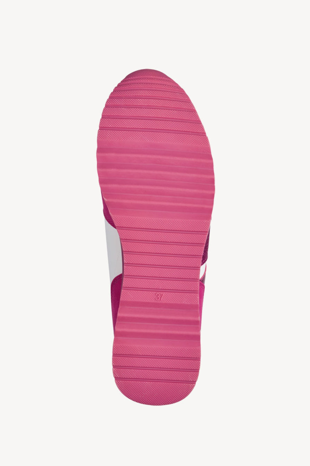 Marco Tozzi White & Pink Glitz Trainers 23707