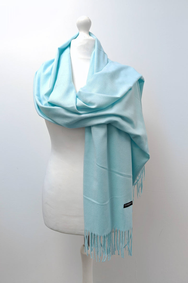 Mint Soft Cashmere Scarf Shawl Wrap