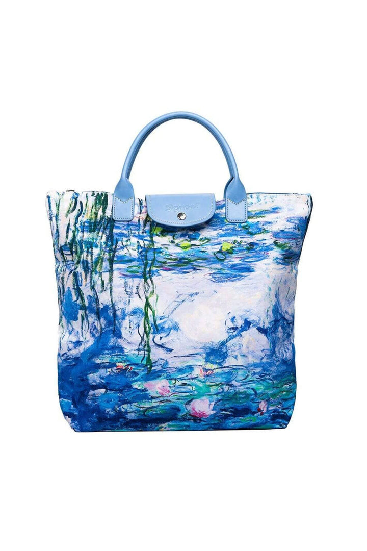 Monet Water Lilies Le Pliage Folding Tote Bag