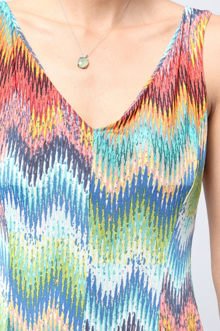 Multi-Coloured Sibel Fit & Flare Dress