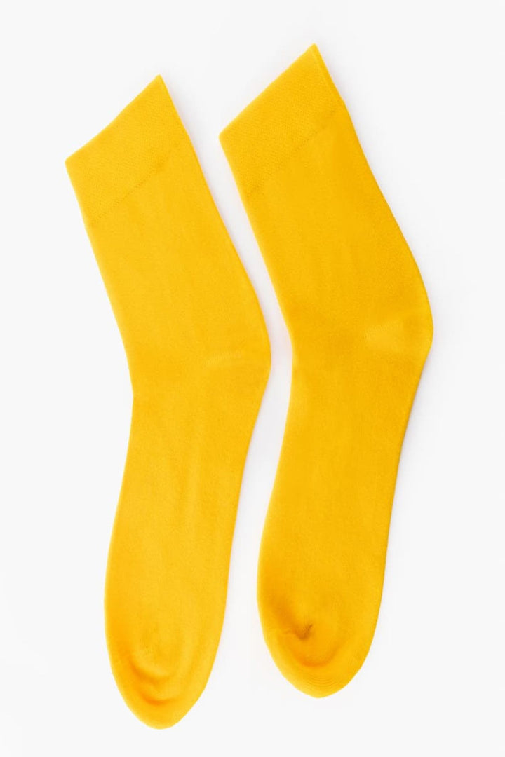 Mustard Yellow Ankle Length Super Soft Bamboo Socks