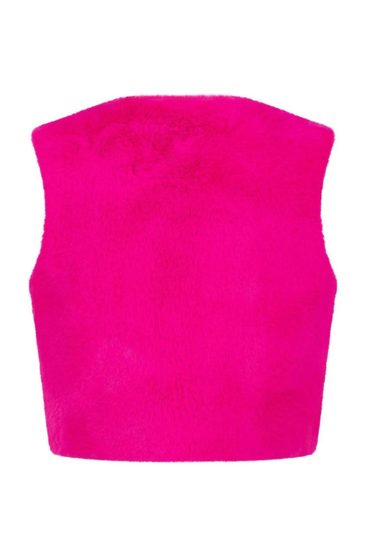 Nooki Edelweiss Hot Pink Faux Fur Gilet