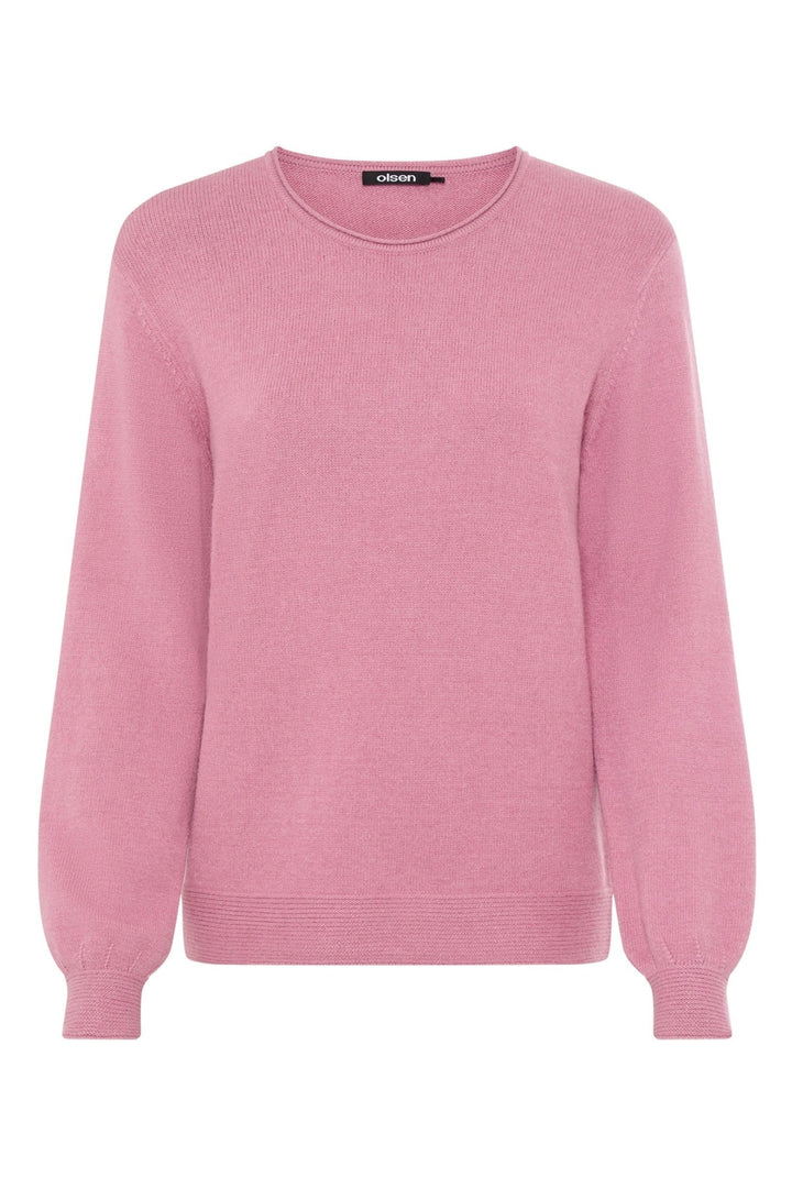 Olsen 11000585 Dusky Pink Soft Knit Jumper