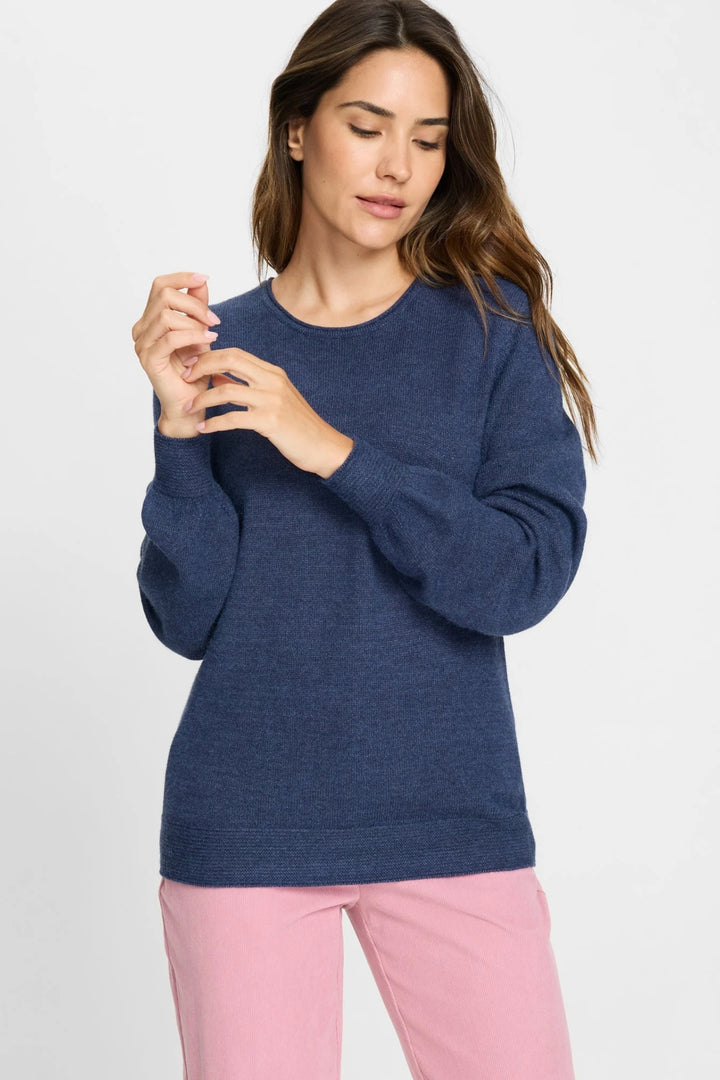 Olsen 11000585 Navy Soft Knit Jumper