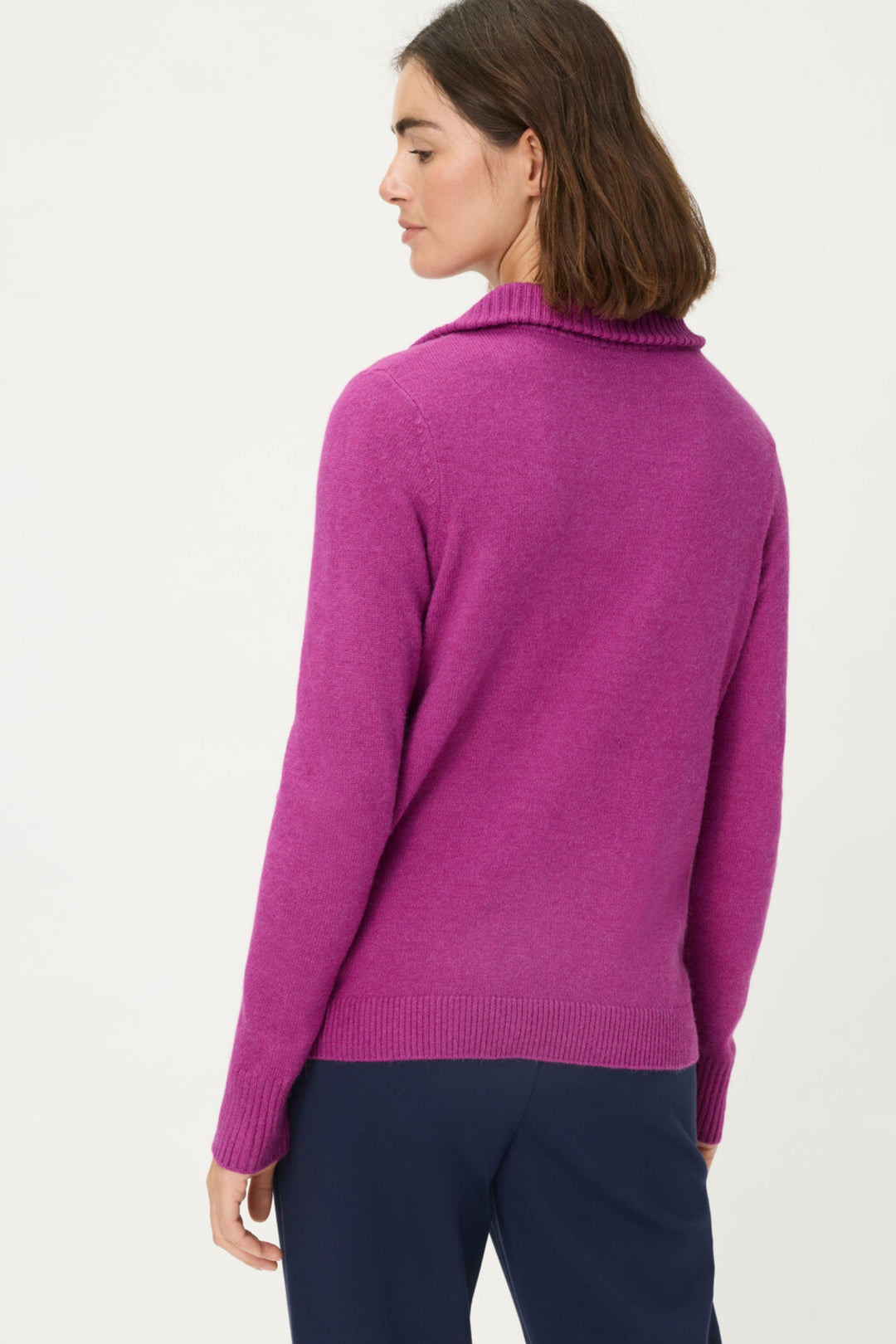 Olsen 11003938 Sweet Orchid Cable Knit Jumper