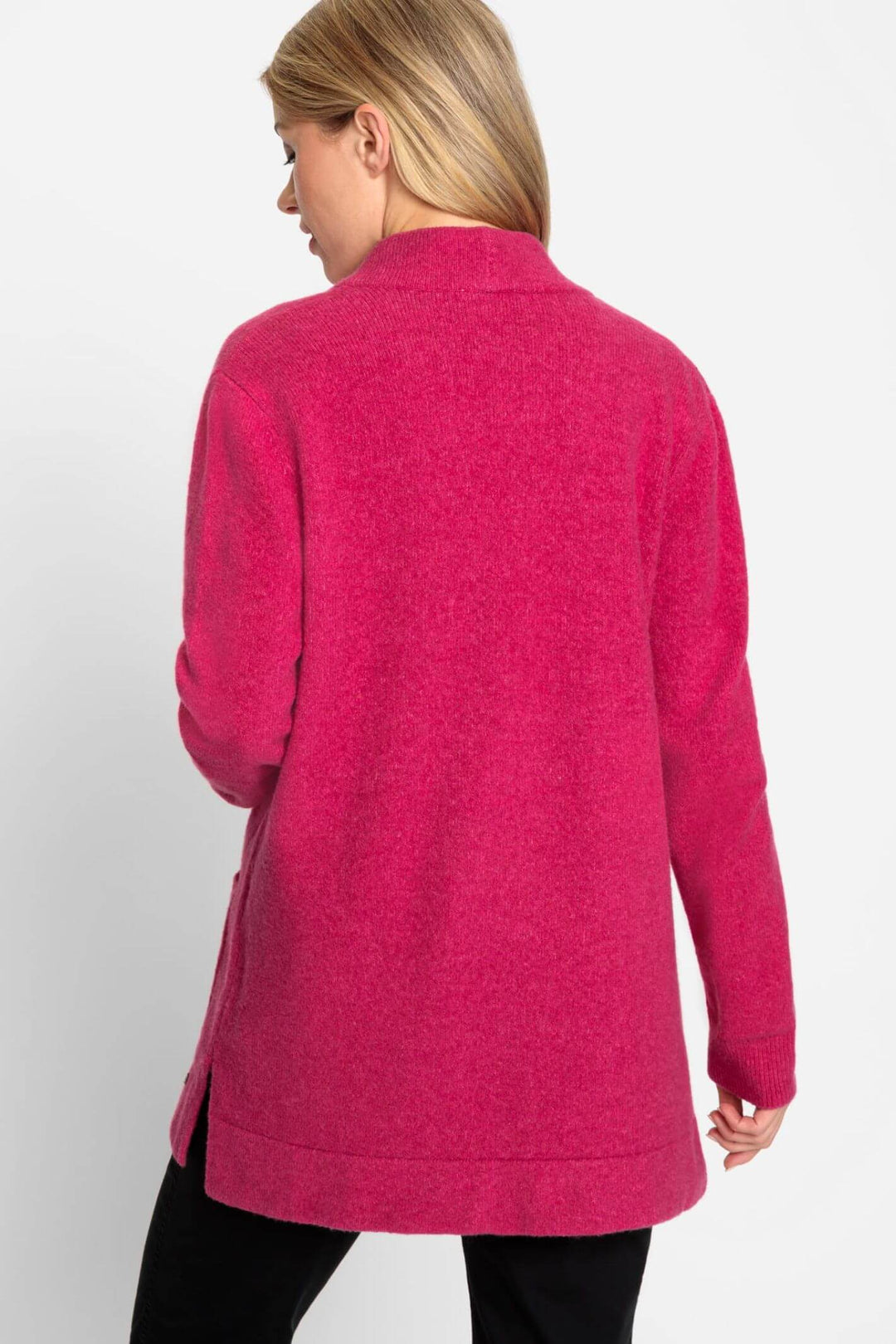 Olsen 11004232 Raspberry Pink Knitted Cardigan