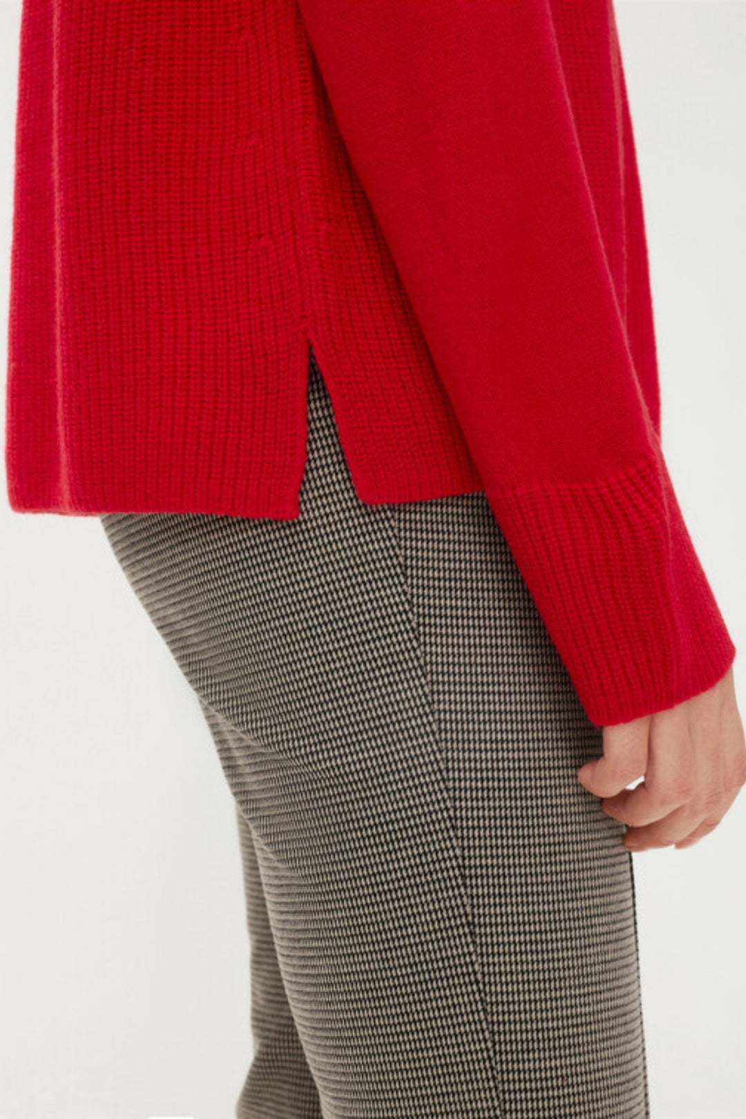 Olsen 11004680 Red Merino Wool Henny Jumper