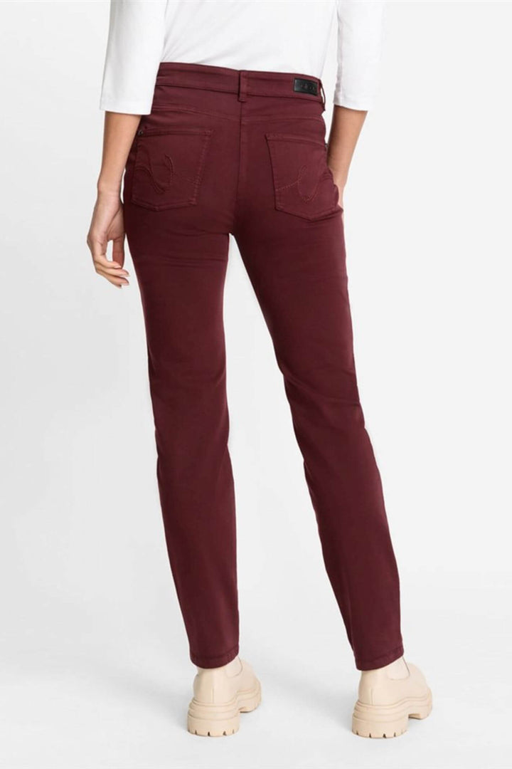 Olsen 14000620 Wine Mona Slim Power Stretch Jeans