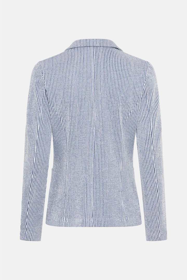 Olsen Indigo Stripe Seersucker Blazer 15001434