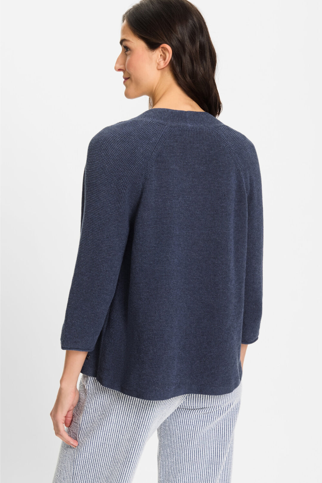 Olsen Indigo Intricate Knit Cardigan 11004611