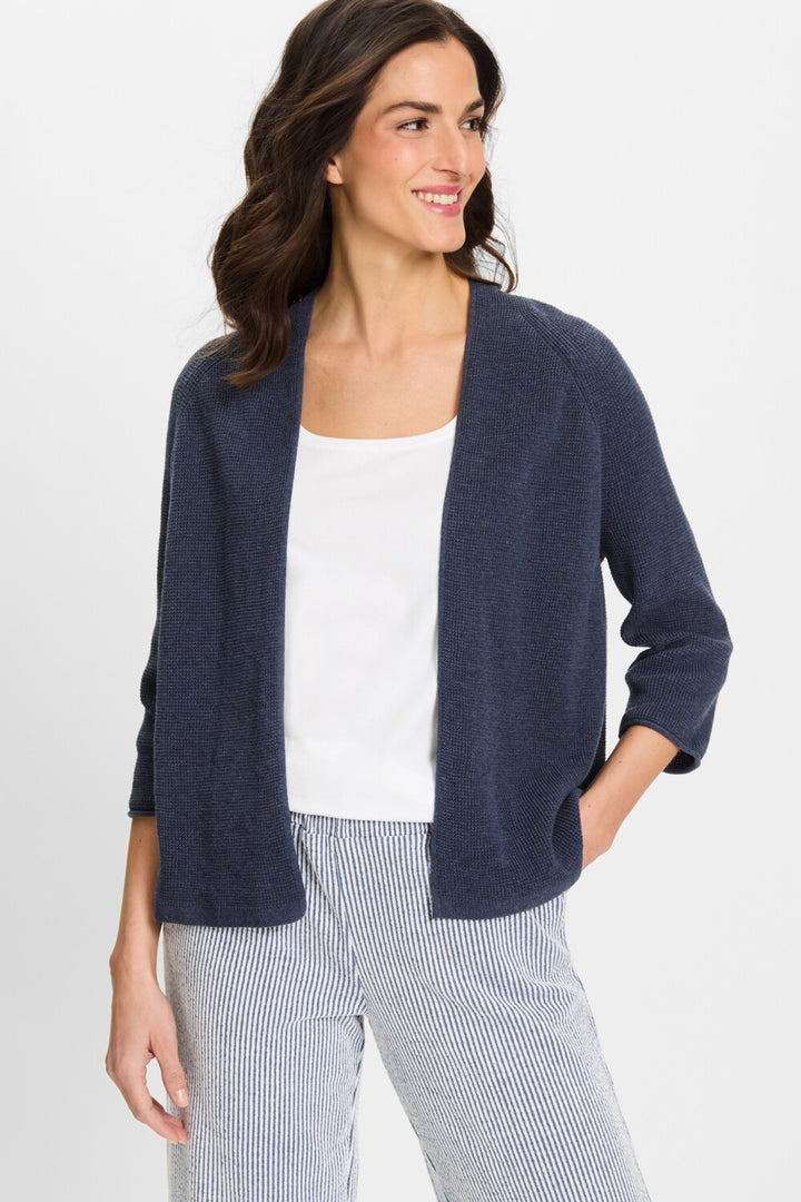 Olsen Indigo Intricate Knit Cardigan 11004611